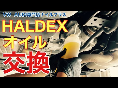 ゴルフR &amp;4MOTION乗り必須作業⁉︎VW専門店がハルデックスオイル&amp;デフオイル交換作業をお見せします！