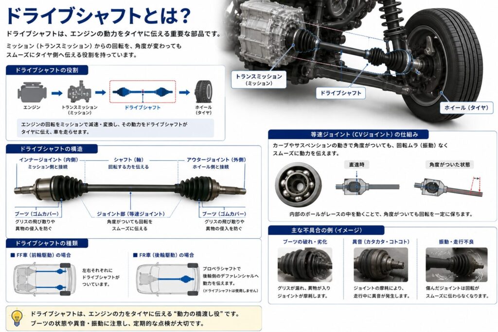 ドライブシャフトとは