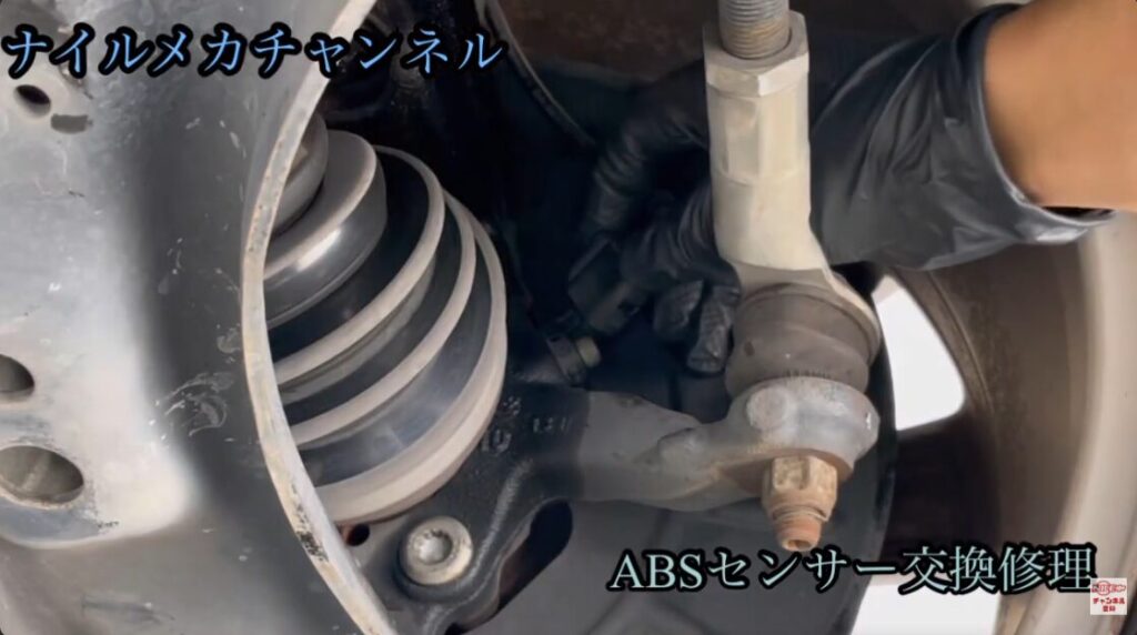 ホイールスピードセンサーの交換