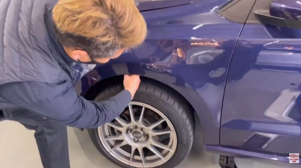 ローダウン前の「現状車高」